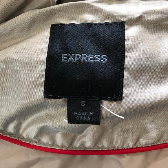 Express gold puffy vest - Picture 3 of 3